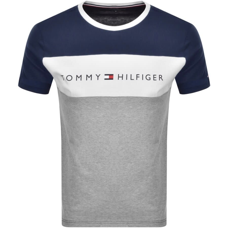 Alternative Image for ProductTommy Hilfiger Lounge Logo Flag T Shirt Navy1