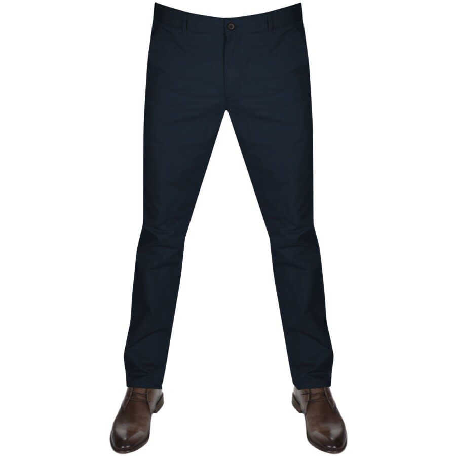 Farah Vintage Elm Chino Trousers Navy | Mainline Menswear