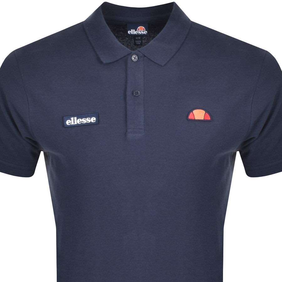 Alternative Image for ProductEllesse Montura Short Sleeved Polo T Shirt Navy2