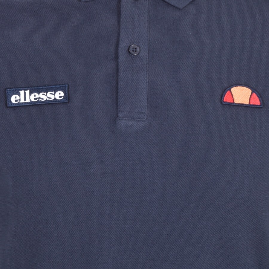 Alternative Image for ProductEllesse Montura Short Sleeved Polo T Shirt Navy3