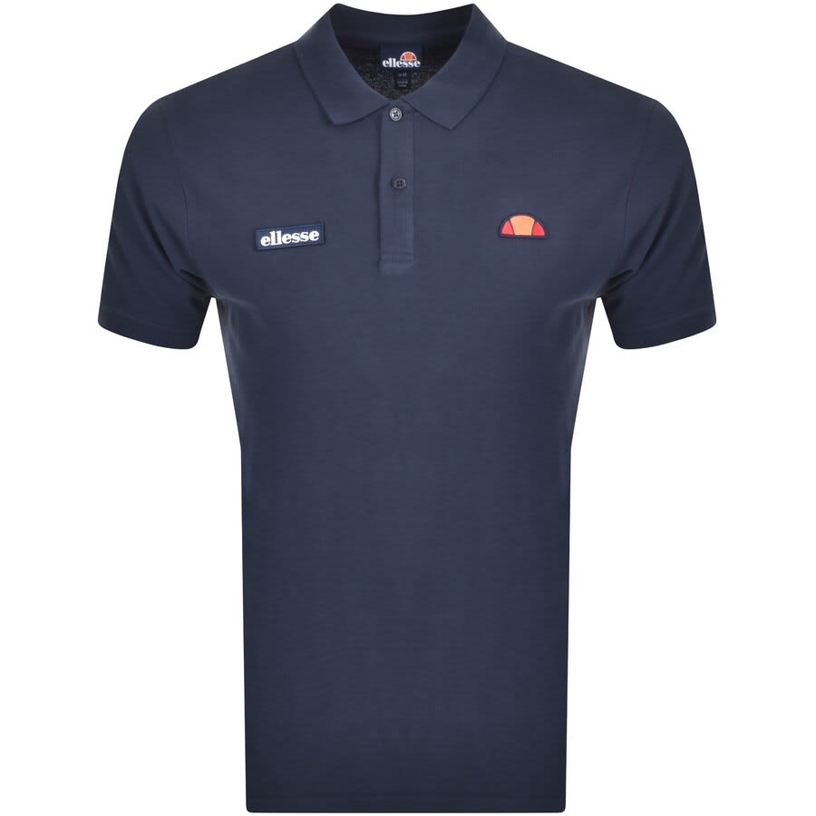Alternative Image for ProductEllesse Montura Short Sleeved Polo T Shirt Navy1