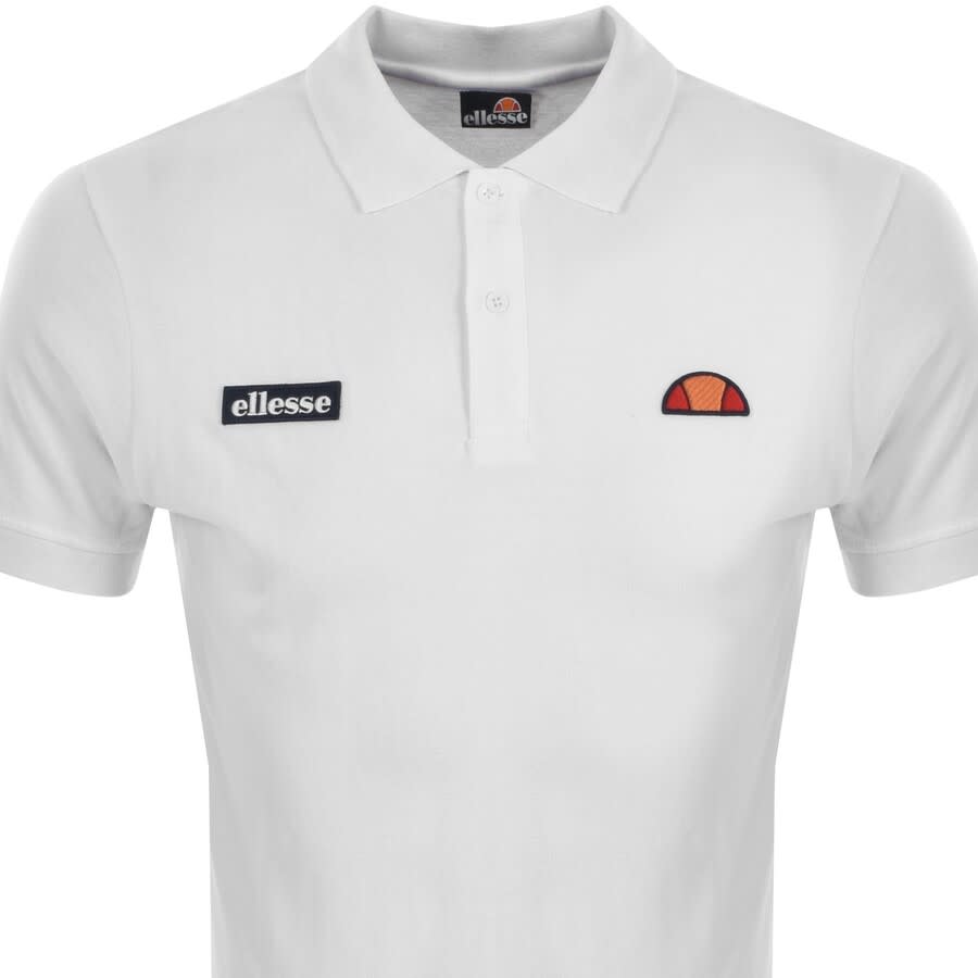 Alternative Image for ProductEllesse Montura Short Sleeved Polo T Shirt White2