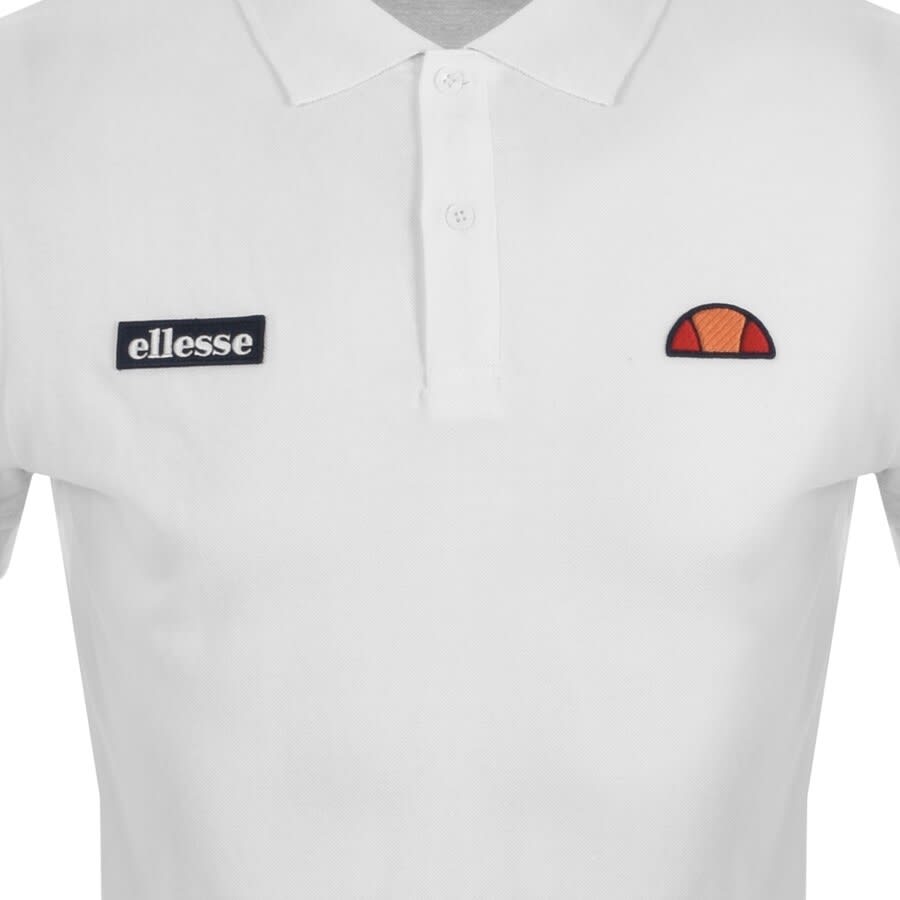 Alternative Image for ProductEllesse Montura Short Sleeved Polo T Shirt White3