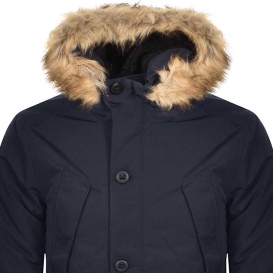 Alternative Image for ProductSuperdry Hooded Everest Jacket Navy2