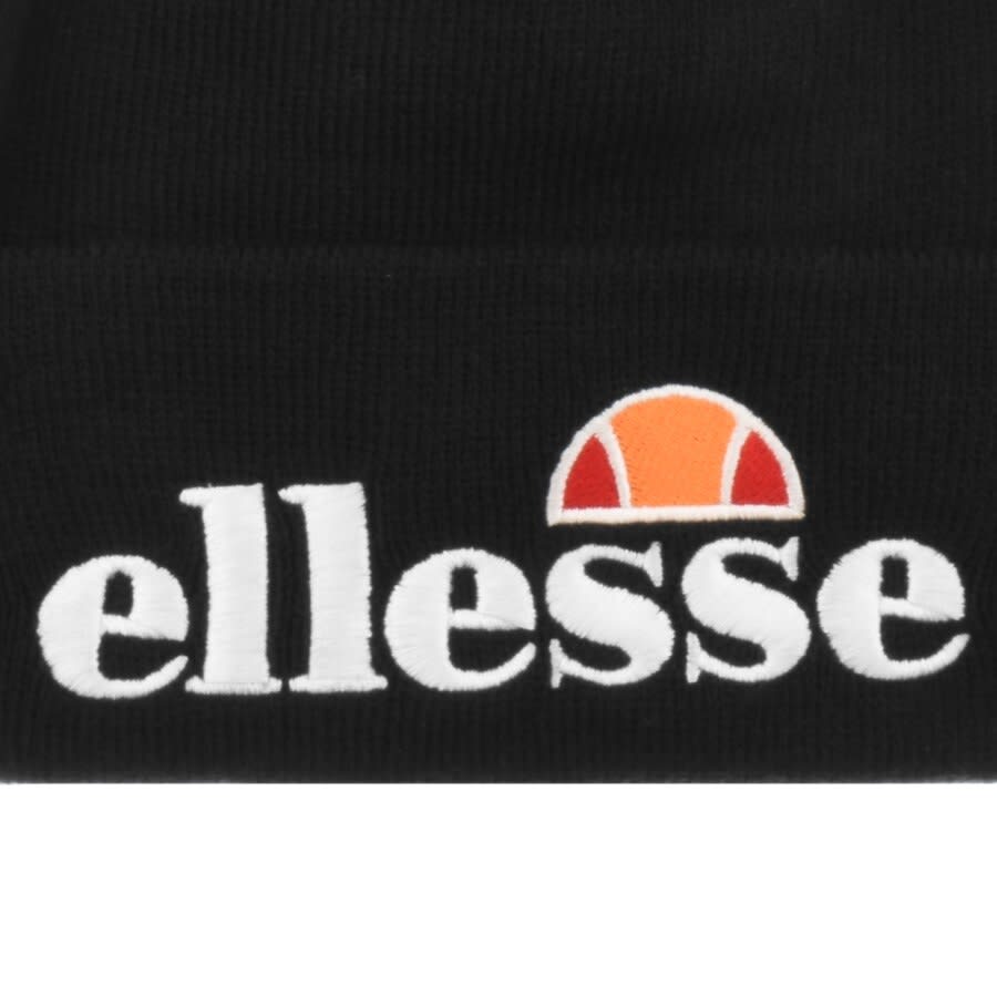 Alternative Image for ProductEllesse Velly Pom Pom Beanie Black3