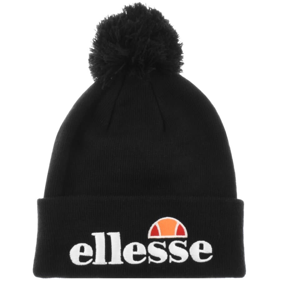 Alternative Image for ProductEllesse Velly Pom Pom Beanie Black1