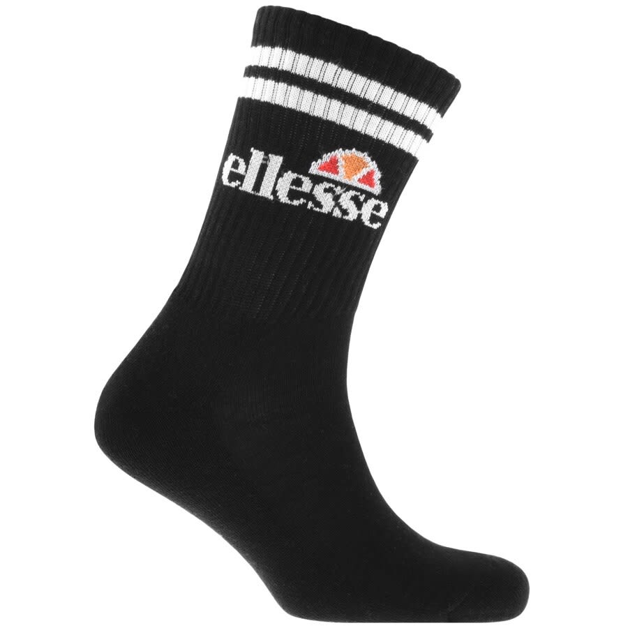 Alternative Image for ProductEllesse Pullo 3 Pack Socks Black3