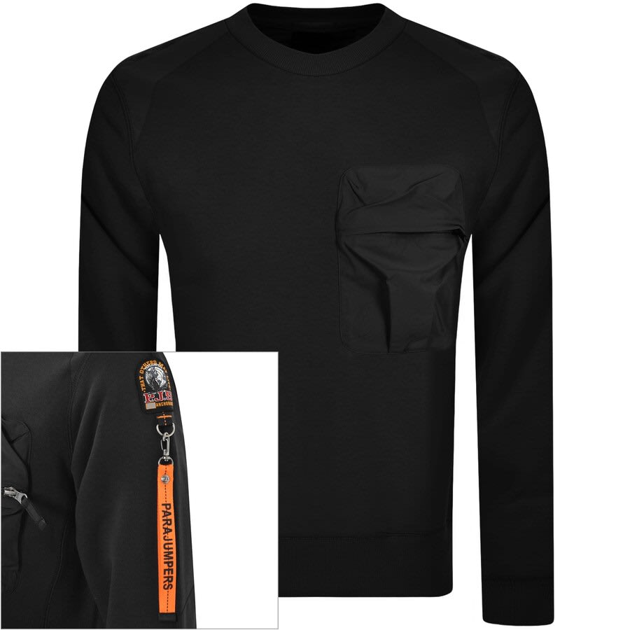 Alternative Image for ProductParajumpers Sambre Sweatshirt Black1