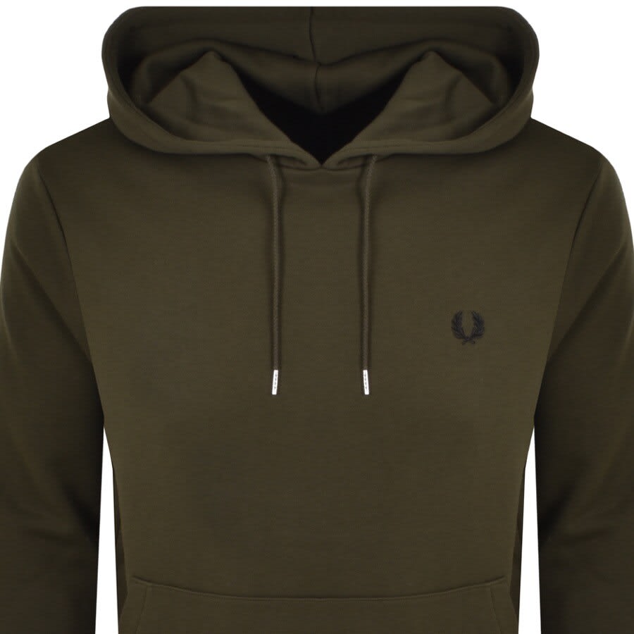 Alternative Image for ProductFred Perry Tipped Logo Hoodie Green2