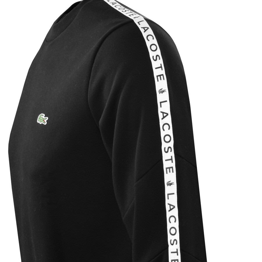 Alternative Image for ProductLacoste Crew Neck Sweatshirt Black3