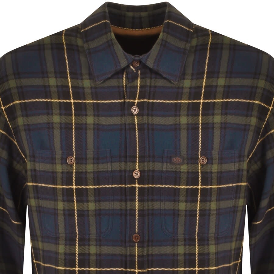 Alternative Image for ProductNudie Jeans Flannel Overshirt Navy2