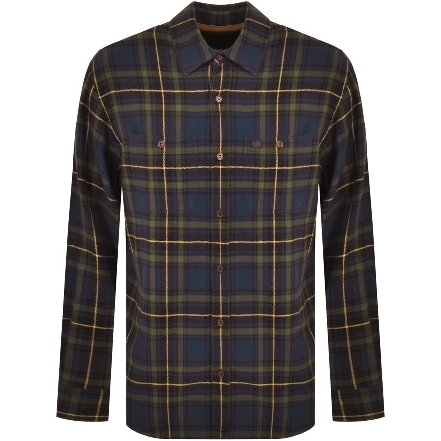 Alternative Image for ProductNudie Jeans Flannel Overshirt Navy1