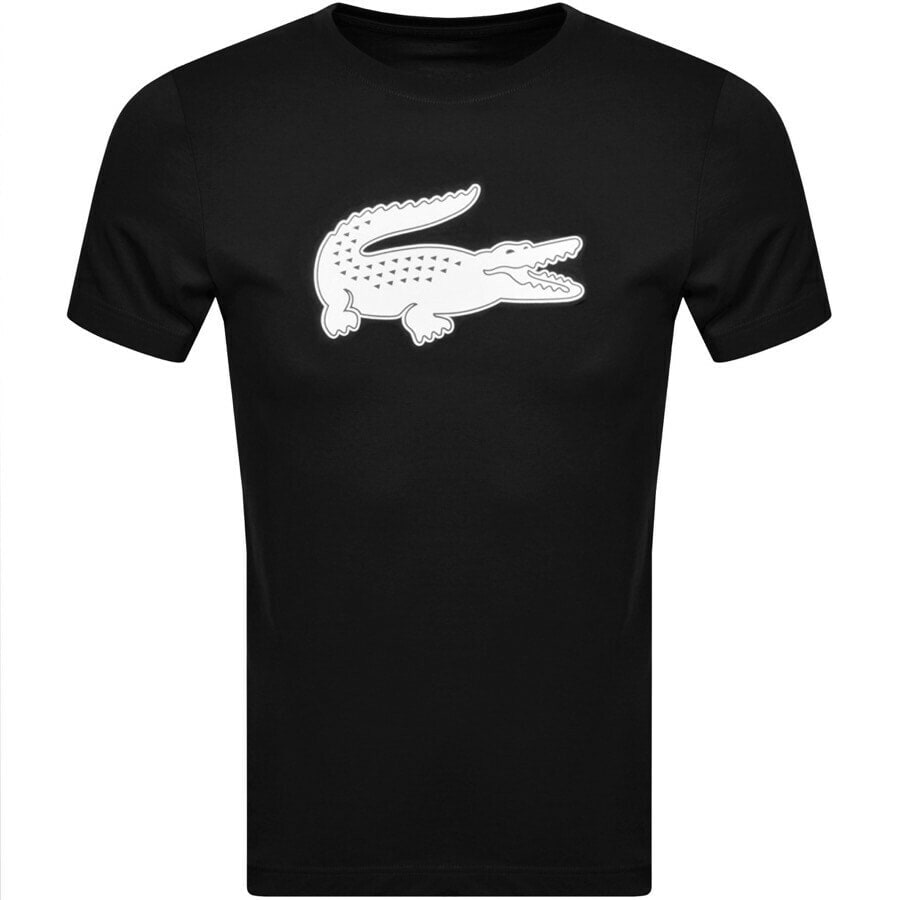 Alternative Image for ProductLacoste Sport Crew Neck Logo T Shirt Black1