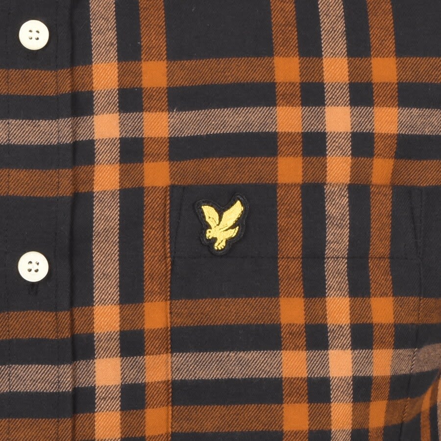 Alternative Image for ProductLyle And Scott Check Long Sleeved Shirt Black3