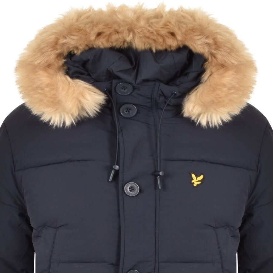 Alternative Image for ProductLyle And Scott Longline Puffer Parka Jacket Navy2