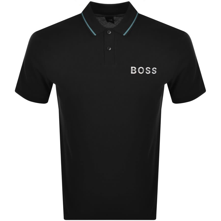Alternative Image for ProductBOSS Tobin Short Sleeve Polo T Shirt Black1