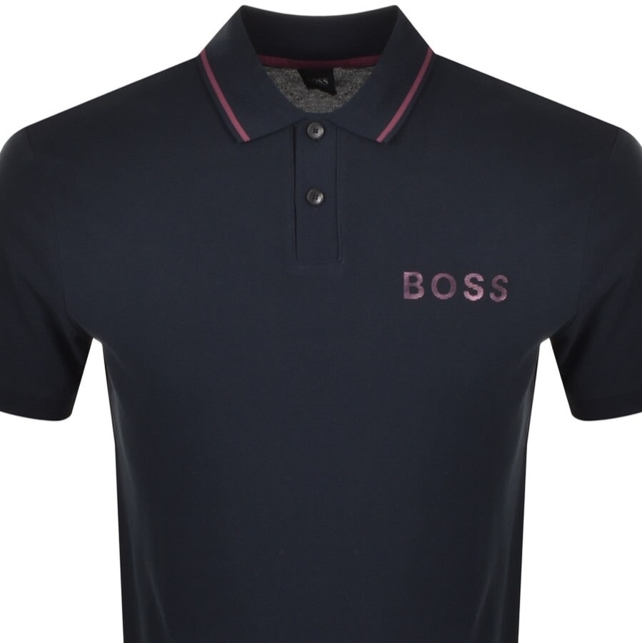 Alternative Image for ProductBOSS Tobin Short Sleeve Polo T Shirt Navy2