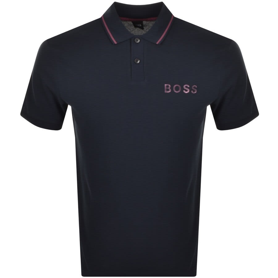 Alternative Image for ProductBOSS Tobin Short Sleeve Polo T Shirt Navy1