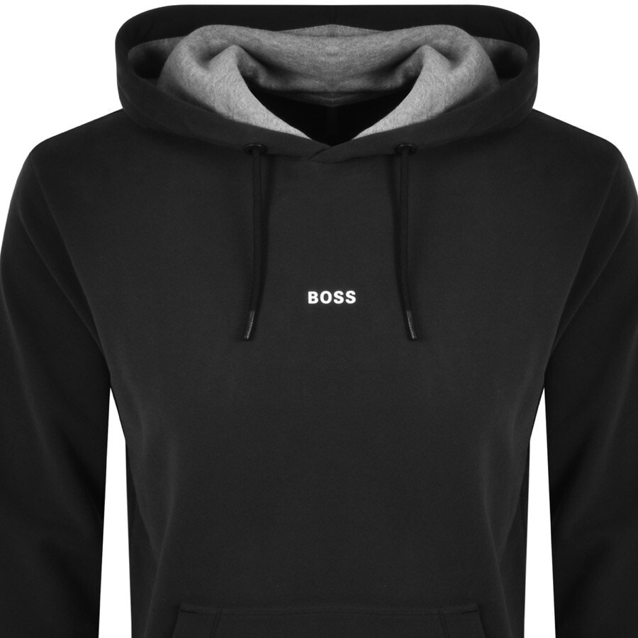 Alternative Image for ProductBOSS Weedo1 Hoodie Sweatshirt Black2