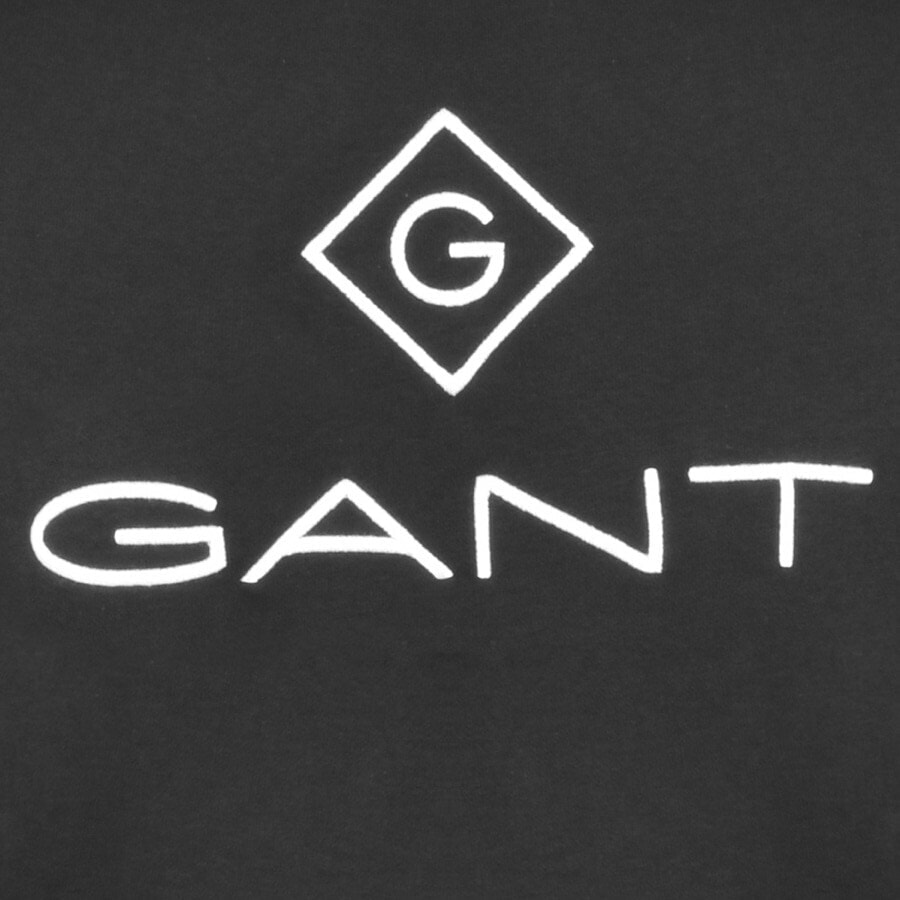Alternative Image for ProductGant Logo Crew Neck Logo Sweatshirt Black3