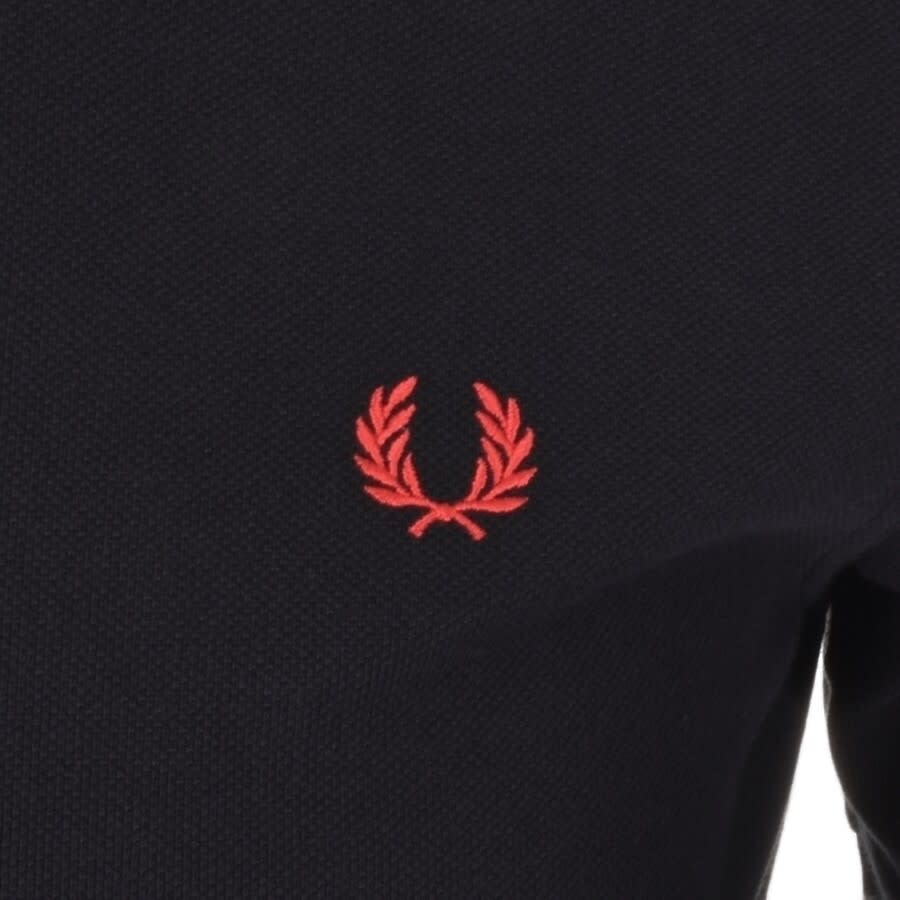 Fred Perry Twin Tipped Polo T Shirt Navy | Mainline Menswear