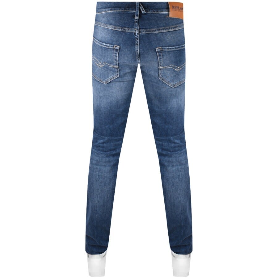 Alternative Image for ProductReplay MickyM Slim Tapered Jeans Blue2