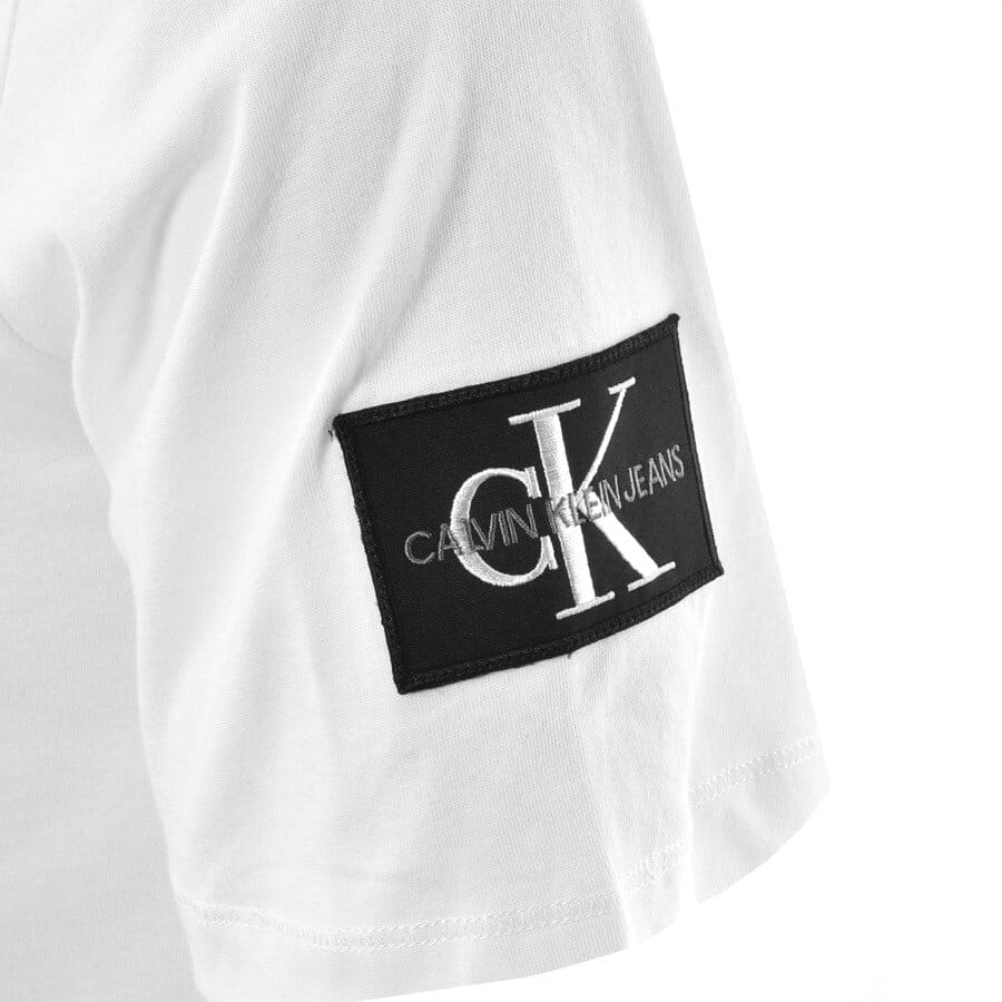 Alternative Image for ProductCalvin Klein Jeans Monogram Logo T Shirt White3