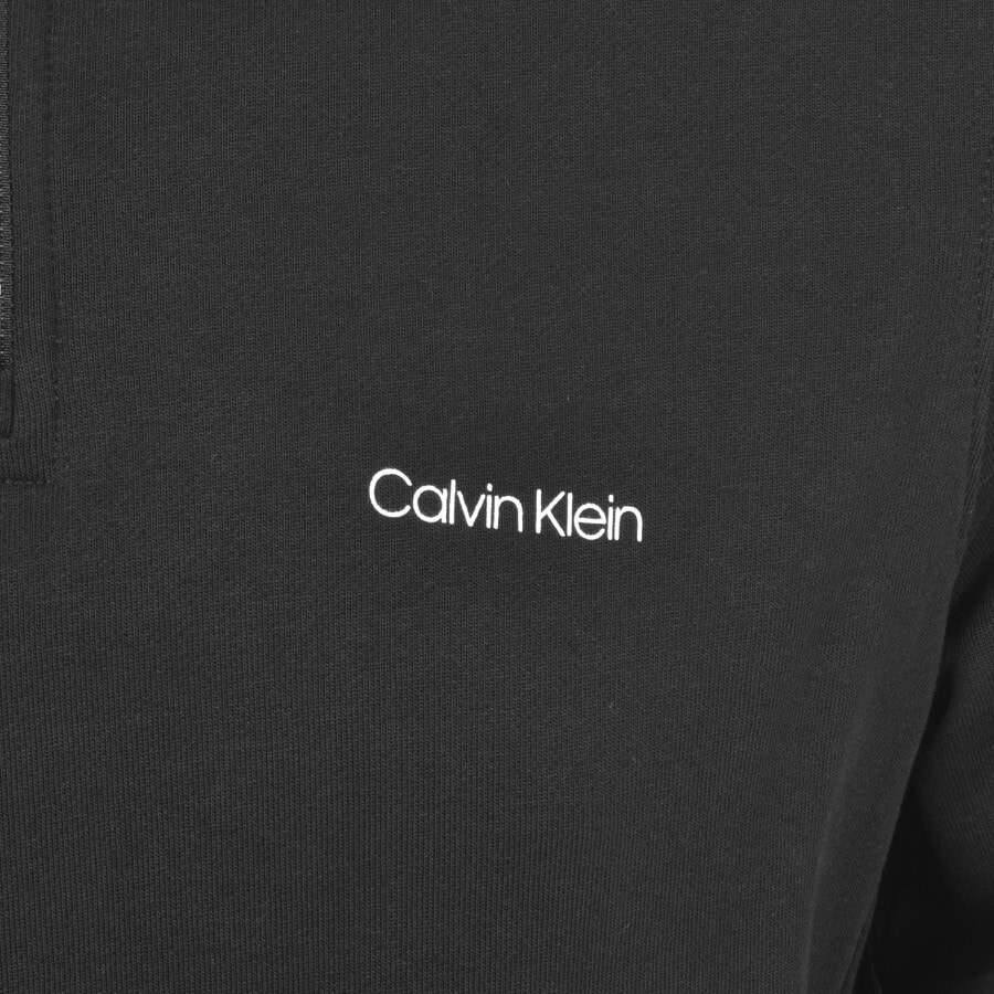 Alternative Image for ProductCalvin Klein Half Zip Sweatshirt Black3