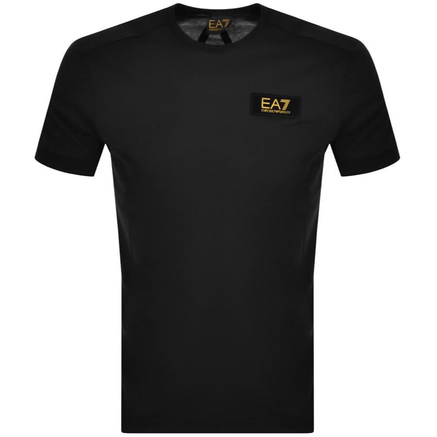 EA7 Emporio Armani Logo T Shirt Black | Mainline Menswear United States