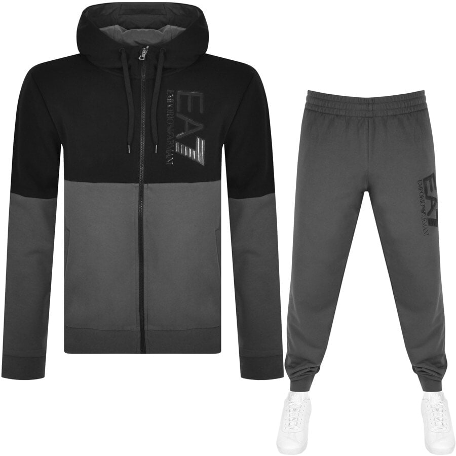 Alternative Image for ProductEA7 Emporio Armani Logo Tracksuit Black1