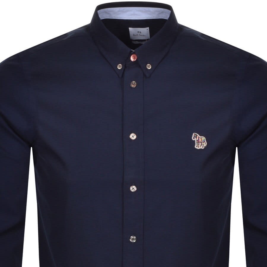Alternative Image for ProductPS By Paul Smith Long Sleeved Tailored Shirt Navy2