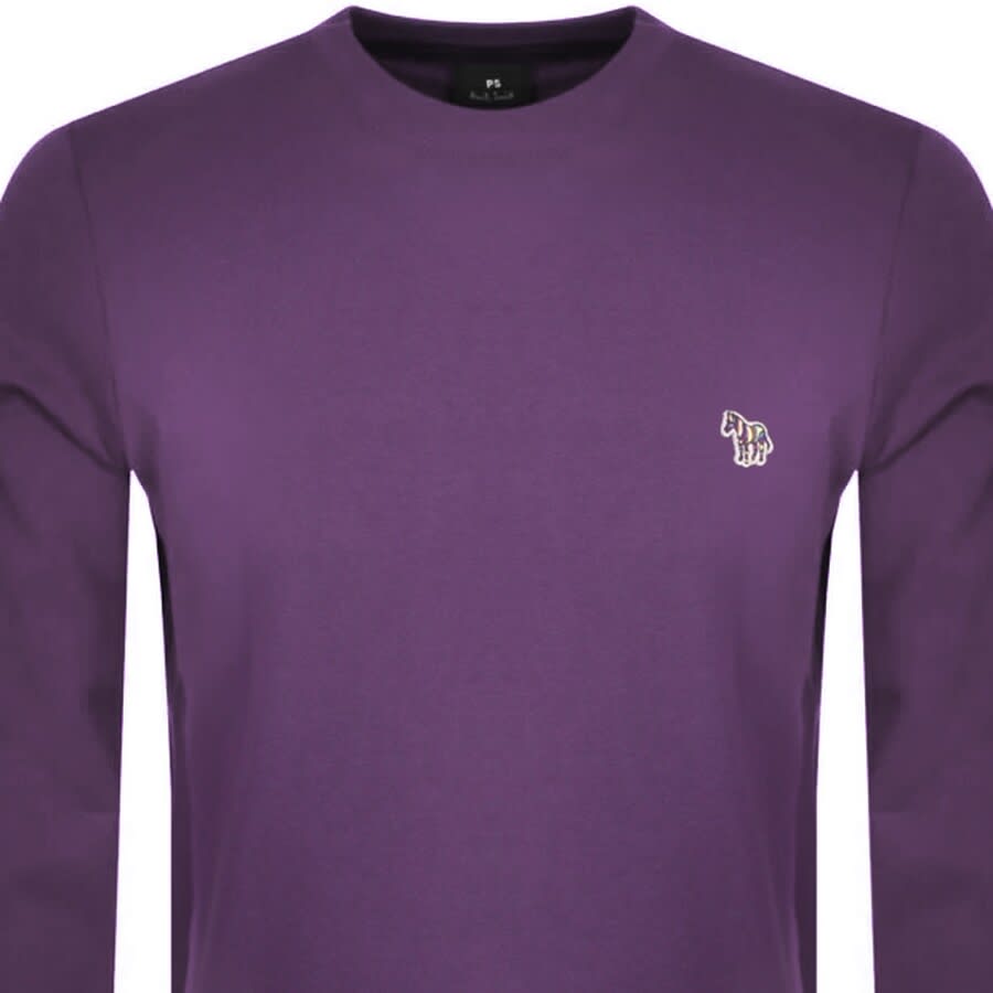 Alternative Image for ProductPS By Paul Smith Crew Neck Sweatshirt Purple2