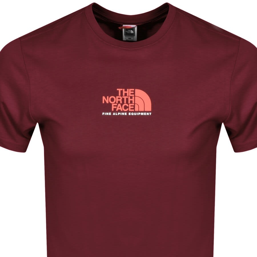 Alternative Image for ProductThe North Face Fine Alpine T Shirt Burgundy2