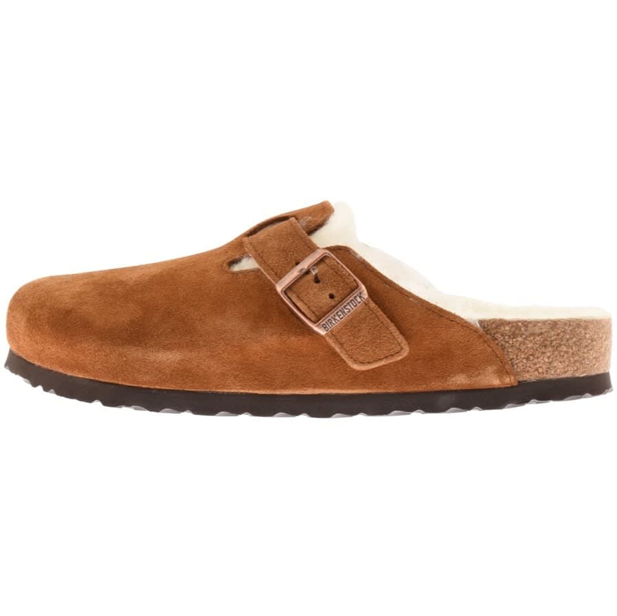 Alternative Image for ProductBirkenstock Boston VL Suede Mules Brown2