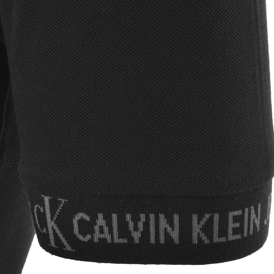 Alternative Image for ProductCalvin Klein Jeans Short Sleeved Polo T Shirt Blac3