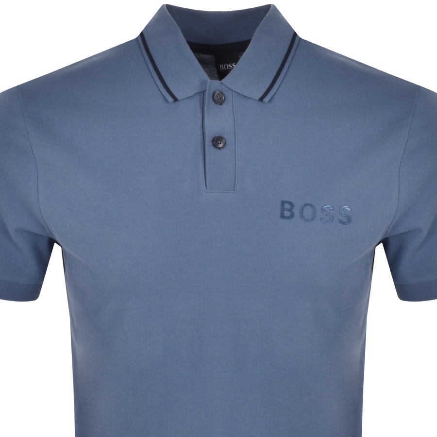 Alternative Image for ProductBOSS Tobin Short Sleeve Polo T Shirt Blue2