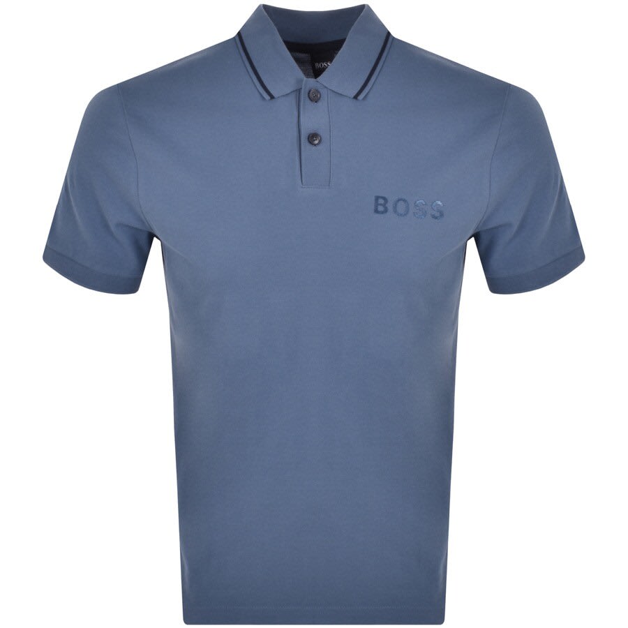 Alternative Image for ProductBOSS Tobin Short Sleeve Polo T Shirt Blue1