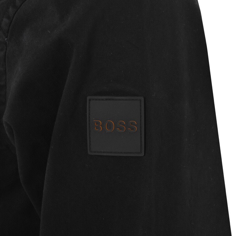 Alternative Image for ProductBOSS Leasy Long Sleeved Overshirt Black3