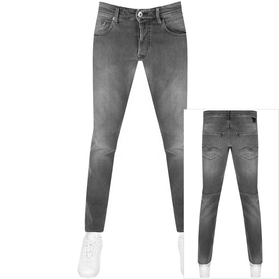 Alternative Image for ProductReplay Timmie Regular Slim Fit Jeans Grey1