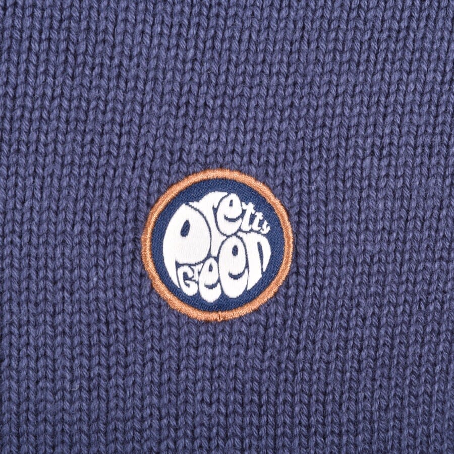 Alternative Image for ProductPretty Green Tilby Knit Track Top Navy3