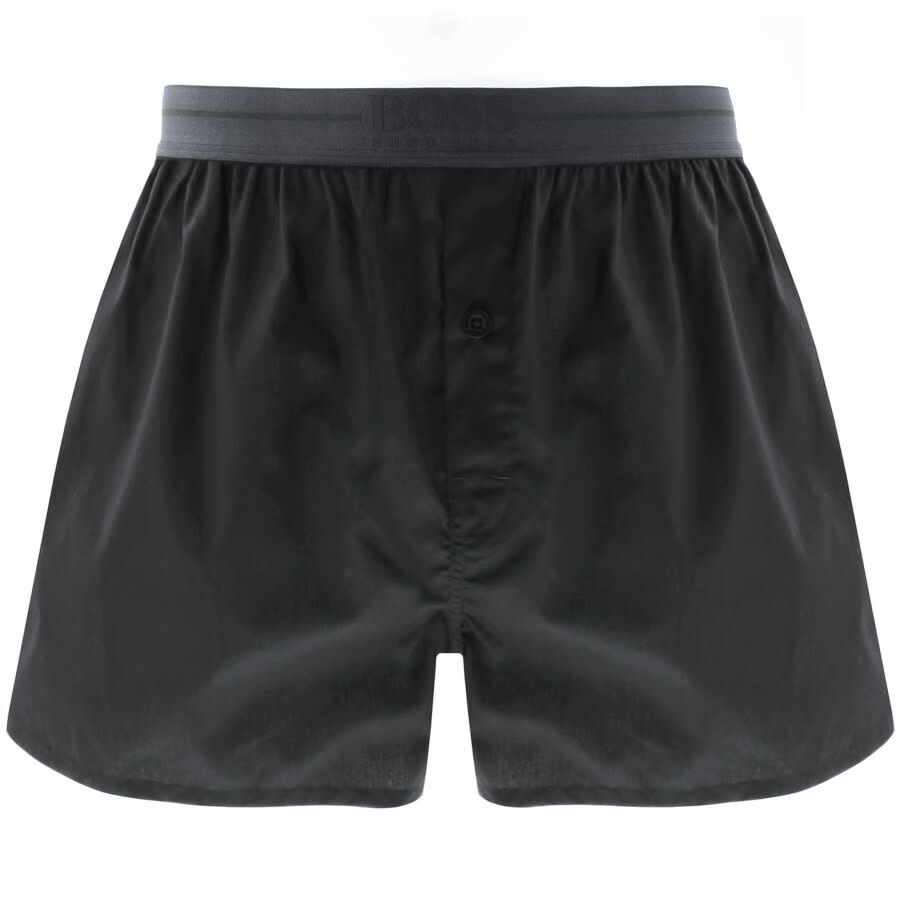 Alternative Image for ProductBOSS Underwear Two Pack Boxer Shorts Black2