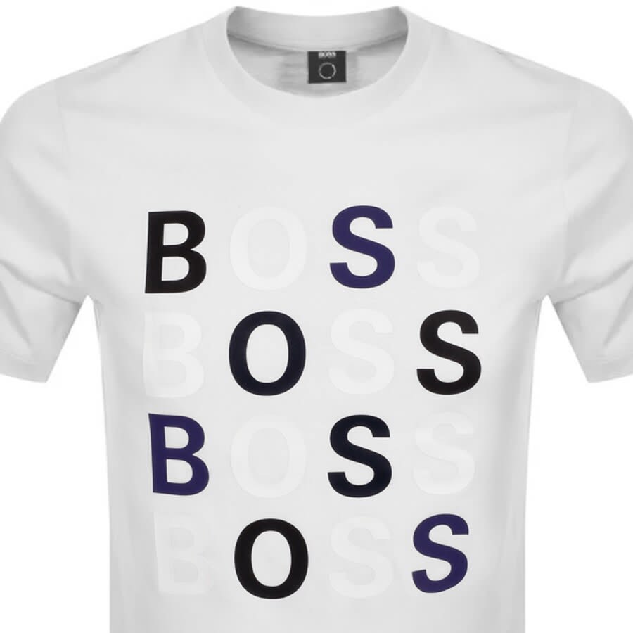 Alternative Image for ProductBOSS Tessler 171 Logo T Shirt White2