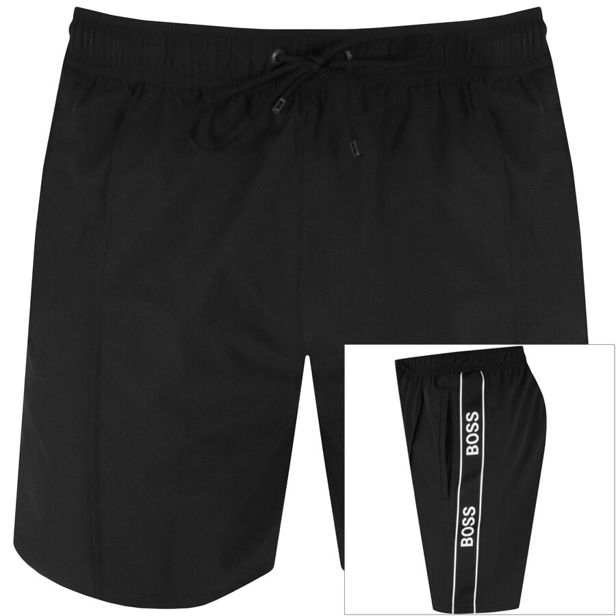 Alternative Image for ProductBOSS Upwrapped Swim Shorts Black1