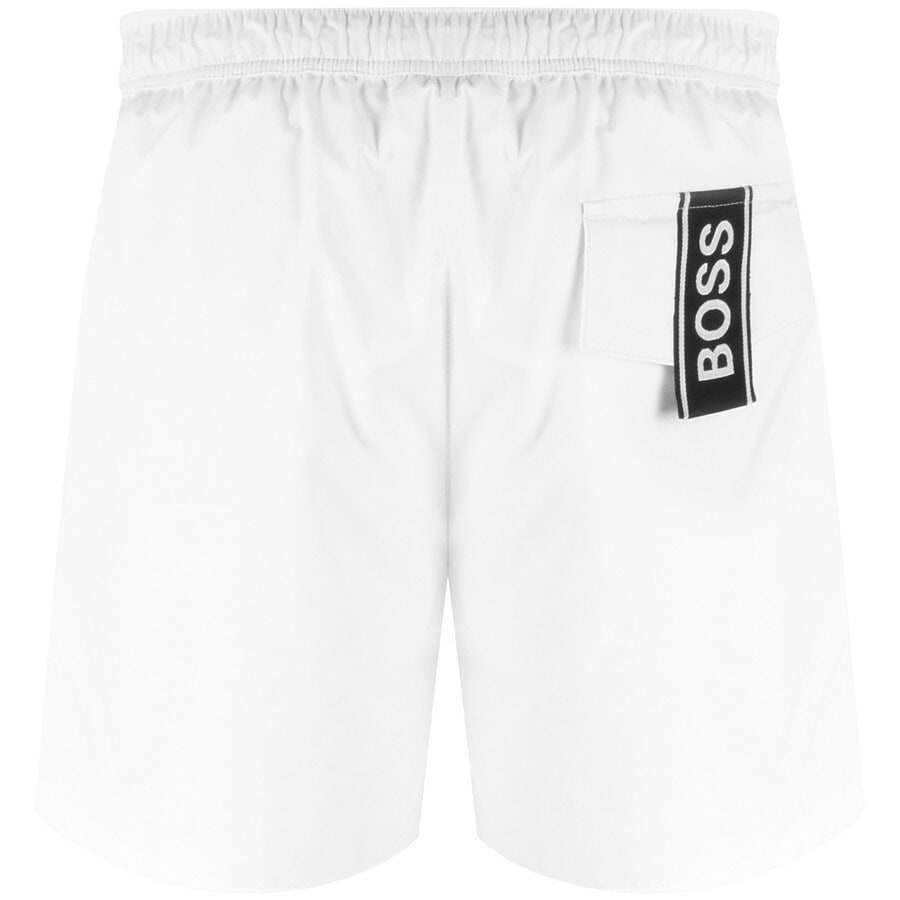 Alternative Image for ProductBOSS Upwrapped Swim Shorts White2