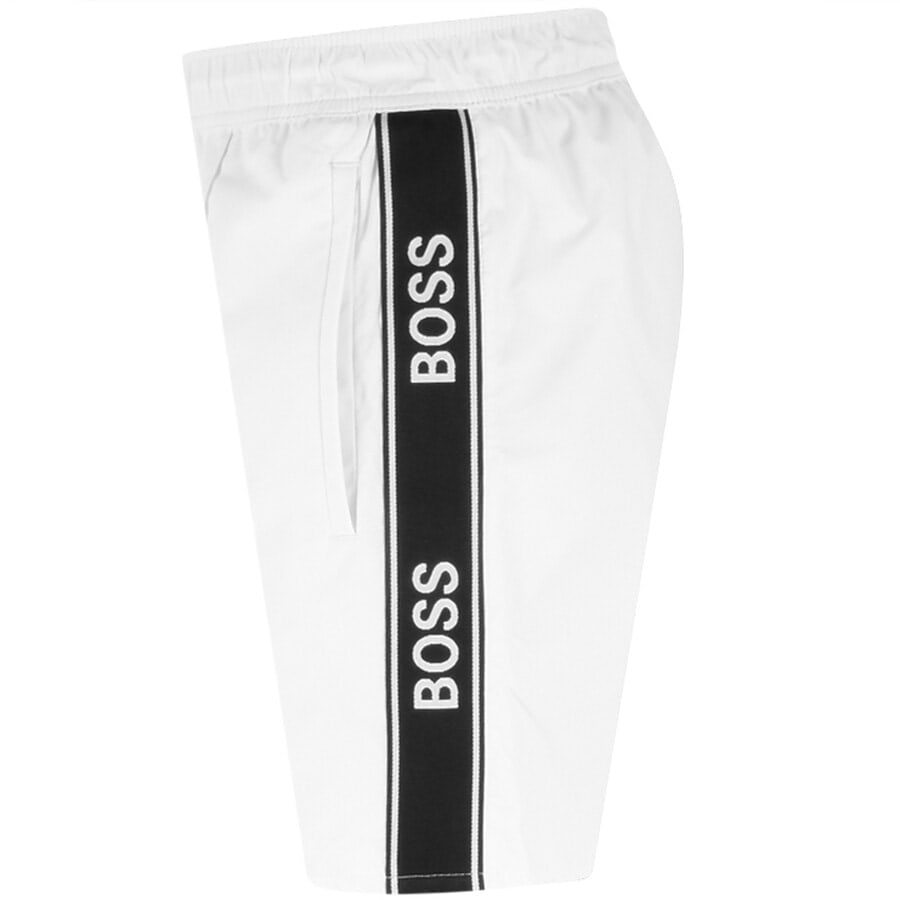 Alternative Image for ProductBOSS Upwrapped Swim Shorts White3
