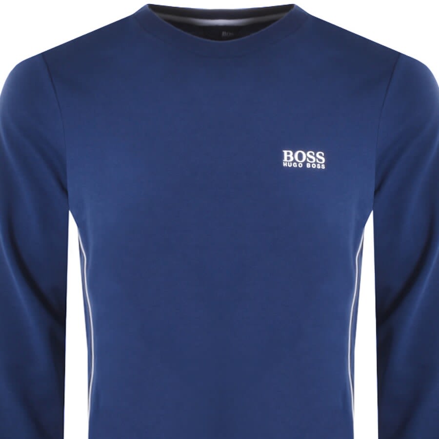 Alternative Image for ProductBOSS Bodywear Crew Neck Sweatshirt Navy2