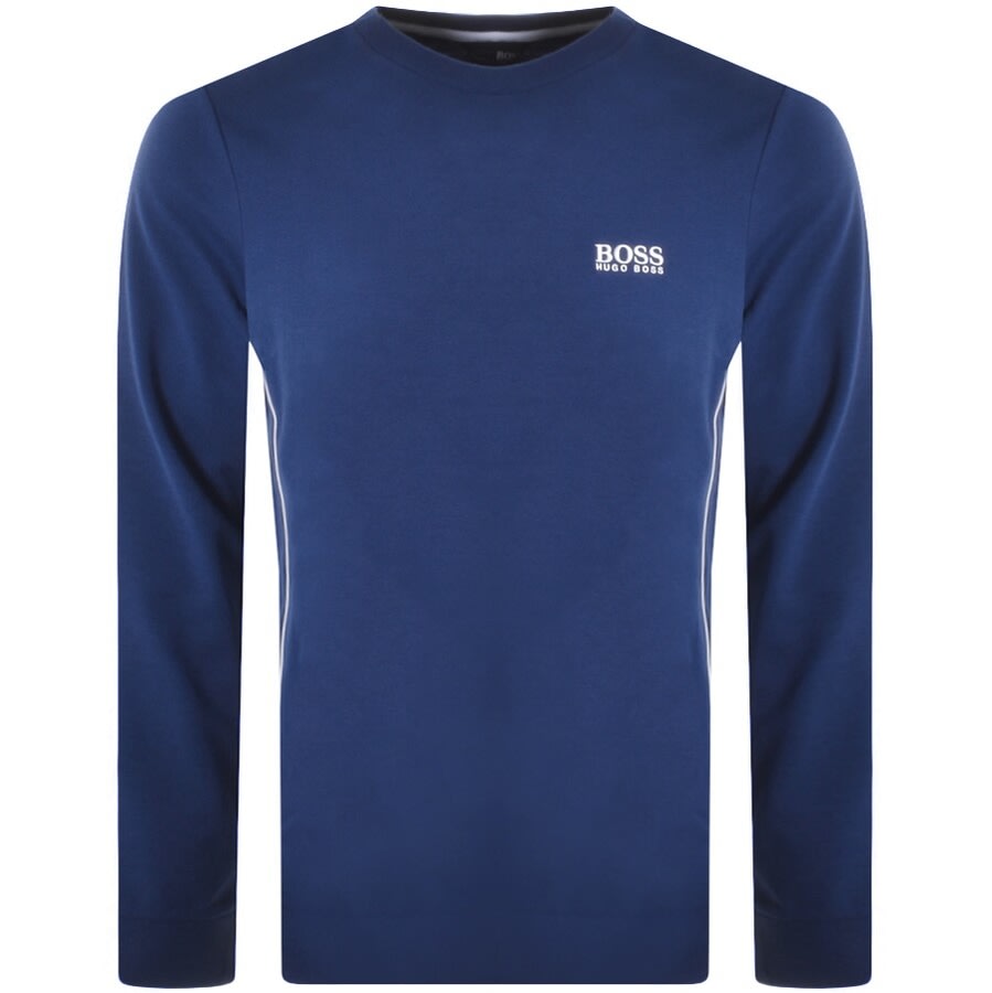 Main Product Image for BOSS Bodywear Crew Neck Sweatshirt Navy