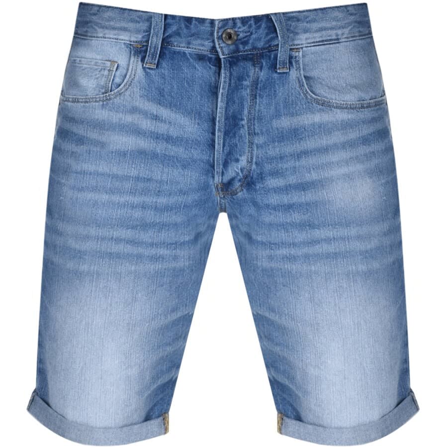 G Star Raw 3301 Denim Shorts Blue | Mainline Menswear United States