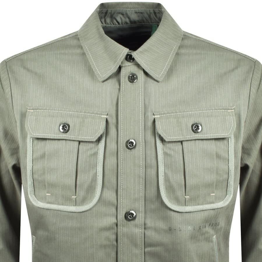 Alternative Image for ProductG Star Raw Field Overshirt Khaki2