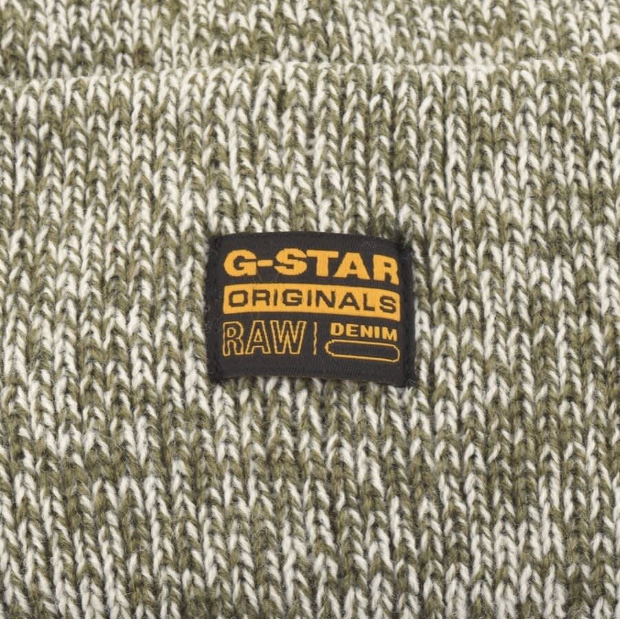 Alternative Image for ProductG Star Raw Effo Long Beanie Hat Green3